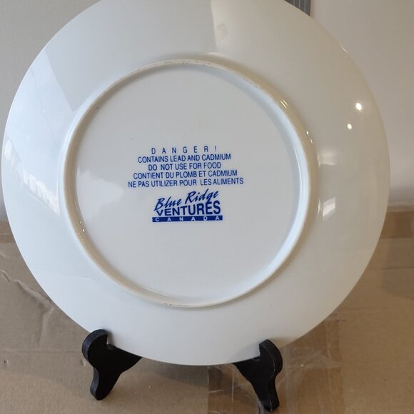 WAYNE ROBINSON "MAH-ASAUH (SOCKEYE SALMON) CERAMIC PLATE RARE FIND GUC SEE PICS - Picture 4 of 5